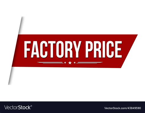 what are factory prices